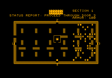 Escape from the Death Planet game for Commodore PET